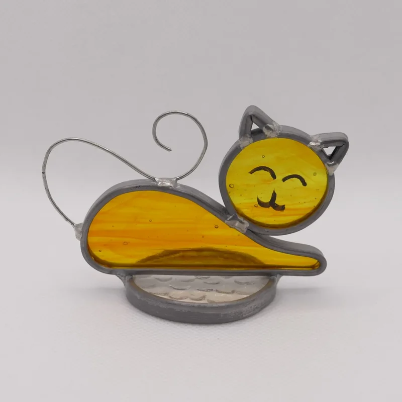 Miniature : Chat couché